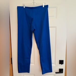 New Harriton blue adult scrub lab medical pants with drawstring waist.Size small